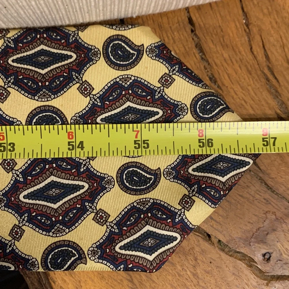 CHRISTIAN DIOR MONSIEUR PAISLEY SILK TWILL NECKTIE - Picture 10 of 12